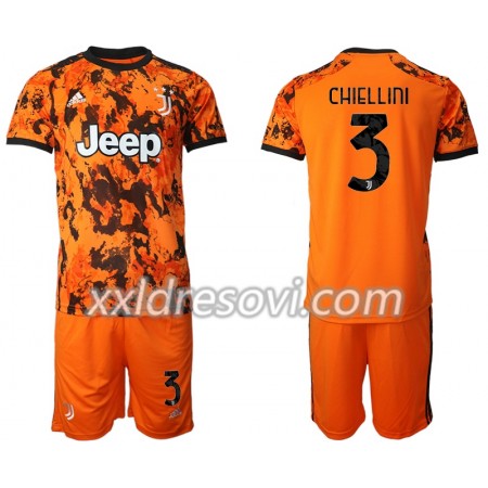 Juventus Giorgio Chiellini 3 Treći Dječji Komplet Dresovi za Nogomet 2020-2021 (+ kratke hlače)